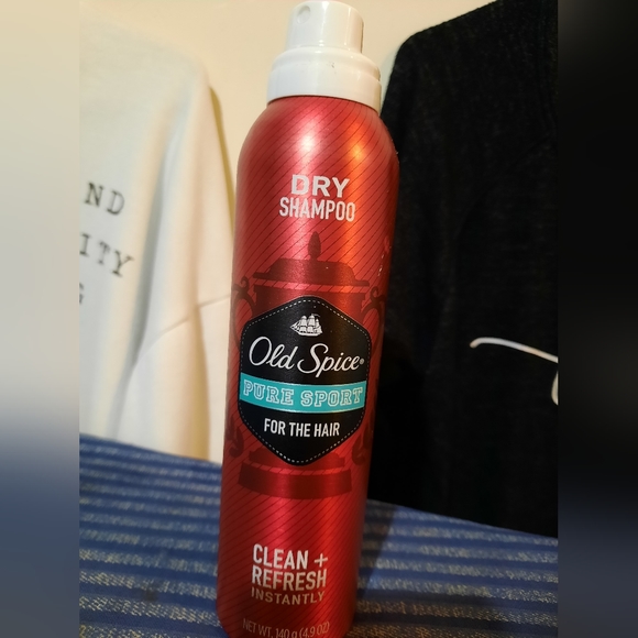 Like new old spice dry shampoo pure sport 4.9oz men's hair product - Picture 1 of 2